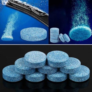 10pcs Car Concentrated Effervescent Tablets High-performance Cleaning Decontaminate Car Windshield Nursing Household Cleaner