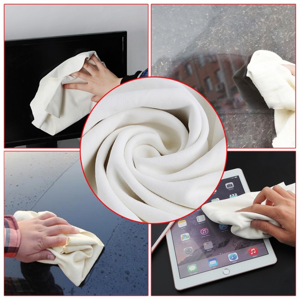 Free delivery Natural Shammy Chamois Leather Car Cleaning Towels Drying Washing Cloth New