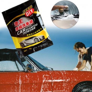 5PCS Powder Car Wash Shampoo Universal Cleaning Car Shampoo Multifunctional Cleaning Tools Car Soap Powder Car Windshield