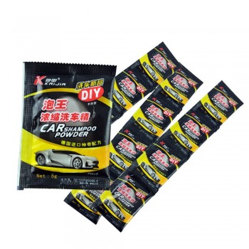 5PCS Powder Car Wash Shampoo Universal Cleaning Car Shampoo Multifunctional Cleaning Tools Car Soap Powder Car Windshield