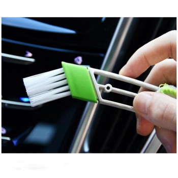 Car Cleaning Brush Car Vent Air-Condition Blind Cleaner Keyboard Duster Double Heads Cleaning Brush  july16