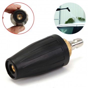 1/4 Inch Quick Connect High Pressure Washer Rotating Turbo Nozzle Spray Nozzles Tip Stainless Steel Car Water Gun Parts