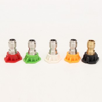 1/4 Inch Quick Connect High Pressure Washer Rotating Turbo Nozzle Spray Nozzles Tip Stainless Steel Car Water Gun Parts