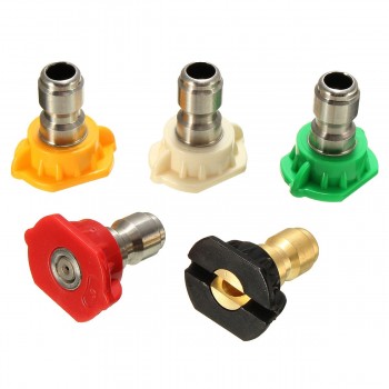 1/4 Inch Quick Connect High Pressure Washer Rotating Turbo Nozzle Spray Nozzles Tip Stainless Steel Car Water Gun Parts