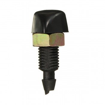 Car Vehicle Front Windshield Washer Sprayer Nozzle Plastic Black 2 pcs Universal