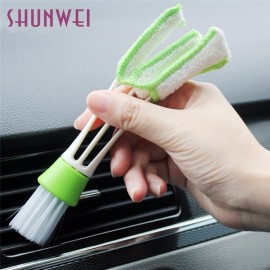 Car-styling SHUNWEI Car Cleaning Keyboard Brush Washer Limpeza Automotiva Keyboard Supplies Versatile Vent air vent brush_1.8