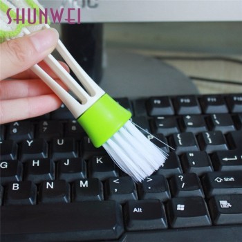 Car-styling SHUNWEI Car Cleaning Keyboard Brush Washer Limpeza Automotiva Keyboard Supplies Versatile Vent air vent brush_1.8