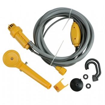 Free delivery 12V Electric Car Plug Outdoor Camper Caravan Van Camping Travel Shower Portable