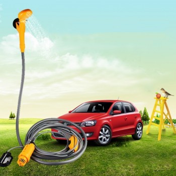 Free delivery 12V Electric Car Plug Outdoor Camper Caravan Van Camping Travel Shower Portable