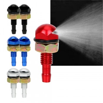 Front Windshield Water Sprayer Auto Wiper Jet Car Cleaning Fan-Shaped 2Pcs Car Accessories Universal Bonnet Washer Nozzle