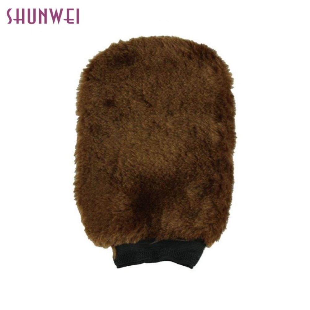 pretty High Quality  Wool Car Wash Gloves Double Faced Plush Car Washing Paw  Gloves thickening Drop shipping