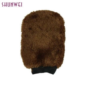pretty High Quality  Wool Car Wash Gloves Double Faced Plush Car Washing Paw  Gloves thickening Drop shipping