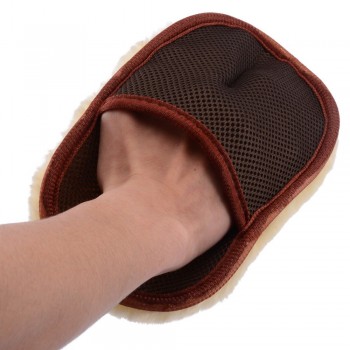 Mayitr 1 Pcs 23* 14cm New Cute Soft Car Motorcycle Polishing Car Washing Cleaning Mitt Glove Lambswool
