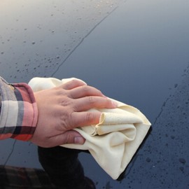 High Quality Auto Car Natural Shammy Chamois Leather Cleaning Cloth Drying Washing Towel Car Washer Cleaner Cloths 30*60cm