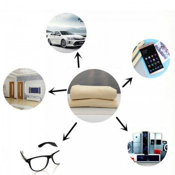 High Quality Auto Car Natural Shammy Chamois Leather Cleaning Cloth Drying Washing Towel Car Washer Cleaner Cloths 30*60cm