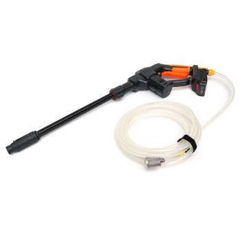 130PSI Spray High Pressure Car Washer Cordless Water-Gun Sprayer Cleaner Spray Foam Lance + 5m Hose For Car Home Garden Cleaning