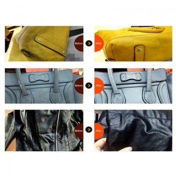 80ML Car Leather Cleaner Leather Sofa Bag Car Leather Care Oil Stain Removal Cleaning Repair Tools