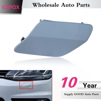 CAPQX For VW Golf 7 mk7 GTI GTD R32 Variant 2014-2017 Front headLight head lamp Washer Nozzle Spray Jet Cover House Cap Shell