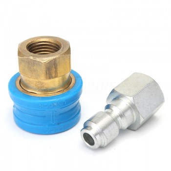 High Pressure Car Washer Steam 1/4F x 11.6mm Quick Jet Release Compact Connector Coupling for Car Washing Cleaning Tools