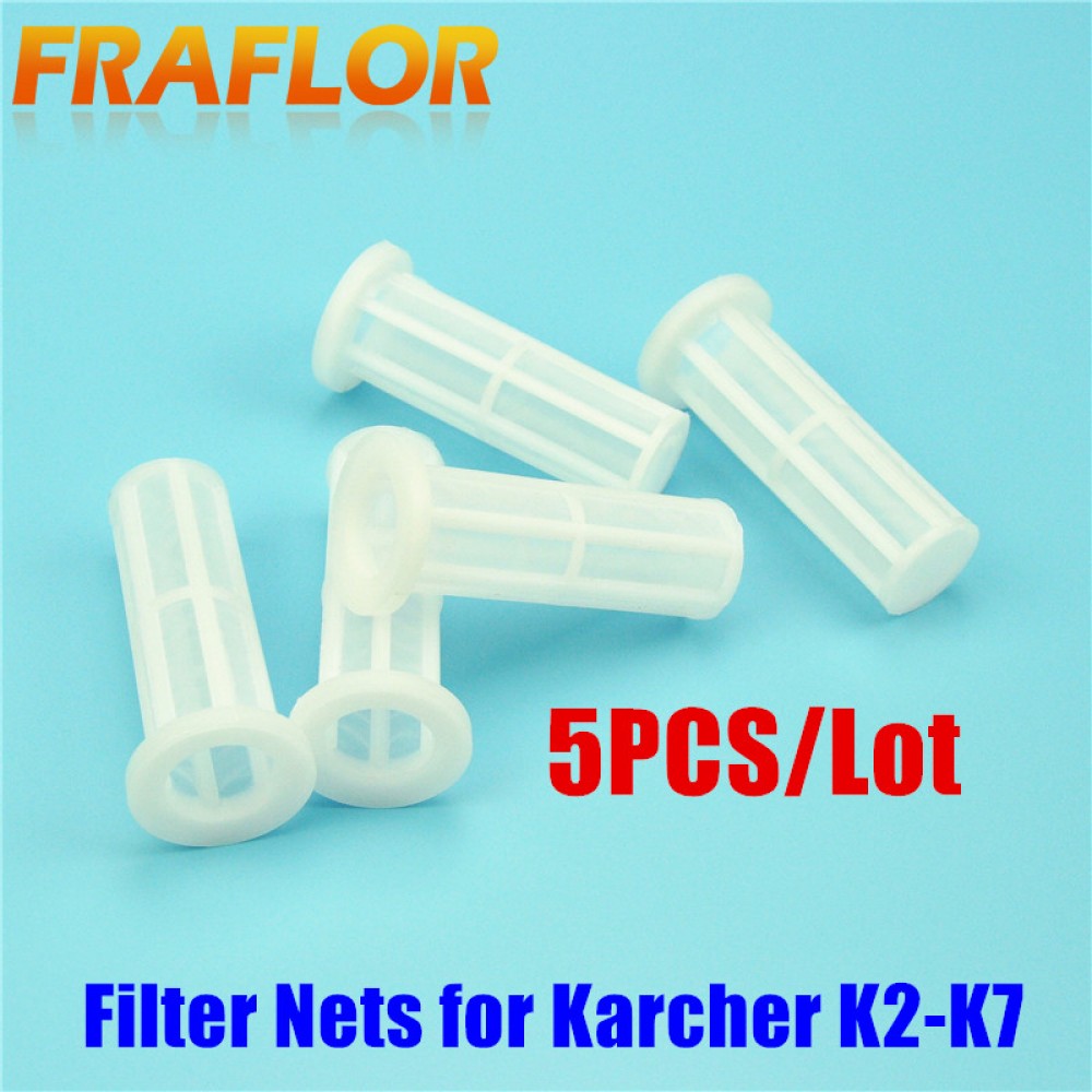Free shipping 5pc/lot Water Filter Net for Karcher Filter K2 - K7 High Pressure Washer Also for Lavor Elitech Champion Washer