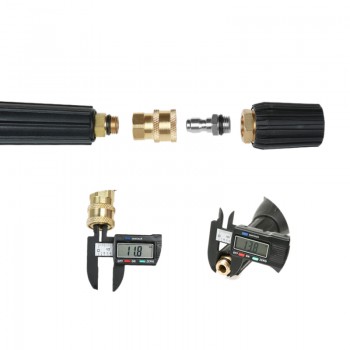 High Pressure Water Gun Connector 1/4 Quick Connector M14*1.5 Pure Copper High Pressure Sprinkler