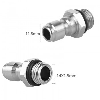 High Pressure Water Gun Connector 1/4 Quick Connector M14*1.5 Pure Copper High Pressure Sprinkler