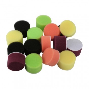 New 16Pcs 2inch Sponge Buff Polishing Pad Kit Car Polisher Polishing Pad Backer Tool Sep 1