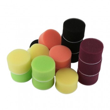 New 16Pcs 2inch Sponge Buff Polishing Pad Kit Car Polisher Polishing Pad Backer Tool Sep 1