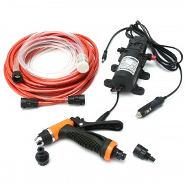 New Arrival High Pressure 12V Portable 100W 160PSI Car Electric Washer Washing Machine Cigarette Lighter Water Pump Kit