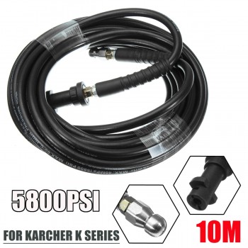10M 40MPa 5800PSI High Pressure Washer Sewer Drain Cleaning Hose Jet Nozzle For Karcher K K2-7