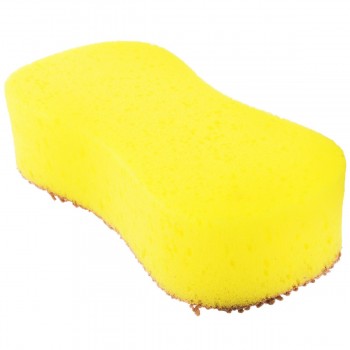Mayitr Practical Car Cleaning Sponge Yellow Microfiber Coral Sponge Brush Multi-use Natural Washing Cleaner For Auto Car Styling