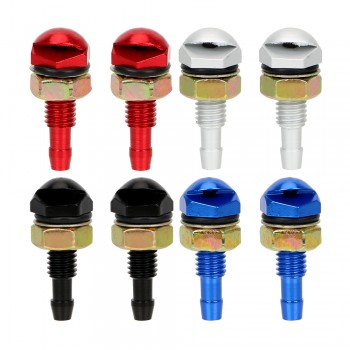FORAUTO 2Pcs Car Cleaning Fan-Shaped Front Windshield Water Sprayer Washer Universal Bonnet Auto Wiper Jet Nozzle