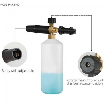 VODOOL High Pressure Soap Foamer Car Washing Snow Foam Generator Lance Gun Sprayer Kettle For Karcher K2 K3 K4 K5 K6 K7 Washer