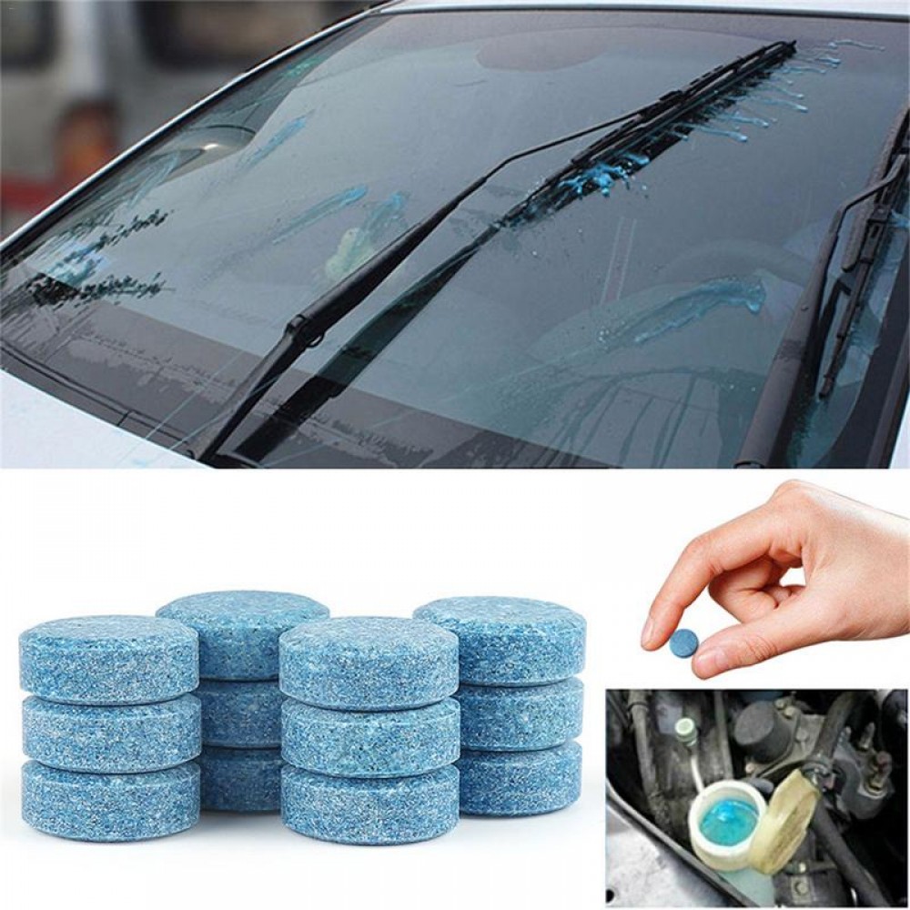 20pcs Car Wiper Blade Water Concentrated Effervescent Tablet Super Concentrated Solid Wiper Window Clean