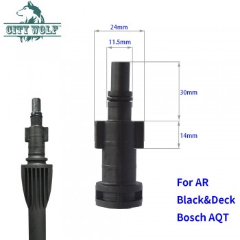 City Wolf high pressure spray water gun with qucik connect nozzle for AR Blackamp;Deck Bosch AQT car washers car cleaning tools