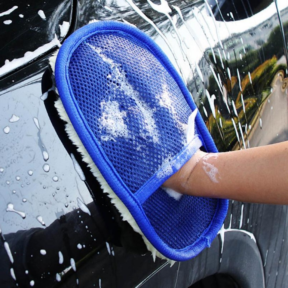 Car Cleaner tools Car Wash Clean Sponge Brush Glass Cleaner Blue Wave Car Wash Triangle Cleaning tools  dropshipping  july6