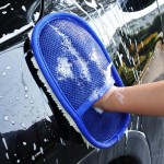 Car Cleaner tools Car Wash Clean Sponge Brush Glass Cleaner Blue Wave Car Wash Triangle Cleaning tools  dropshipping  july6