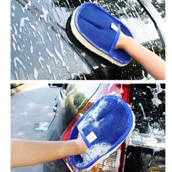 Car Cleaner tools Car Wash Clean Sponge Brush Glass Cleaner Blue Wave Car Wash Triangle Cleaning tools  dropshipping  july6