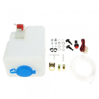 2018 Car Style SI-A0197 Universal Windscreen Washer Bottle Kit Cleaning Tools 12V Ideal for Classic Cars Boat Marine