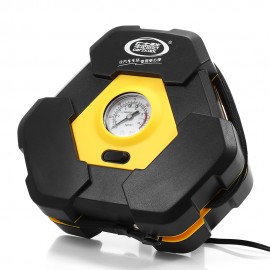 Carzkool ZK -3603 Protable 12V Car Tire Inflator Pump Heavy Duty Air Compressor With 3 Nozzle Adapters Cigarette Lighter Plug