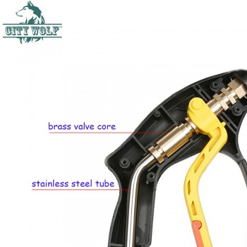 City wolf high pressure water spray gun with 2PCS  quick connector nozzle for industrial car washers
