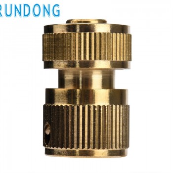 2017 New Durable Brass Threaded Water Pipe Sprayers Connector Tube Snap Fitting Spray Gun Brass Tap Connector jun6