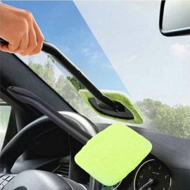 Cimiva Portable  Microfiber Auto Window Cleaner Windshield Fast Easy Shine Brush Handy Washable Cleaning Tool J35CZJ6391900