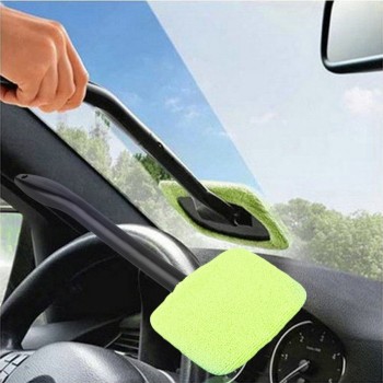 Cimiva Portable  Microfiber Auto Window Cleaner Windshield Fast Easy Shine Brush Handy Washable Cleaning Tool J35CZJ6391900