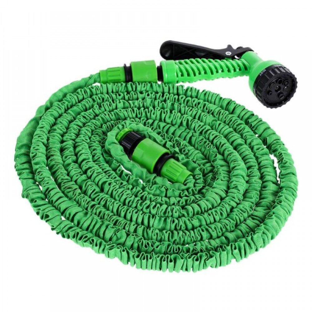 VODOOL 25/50/75/100/120/150FT Car Cleaning Washer Spray Water Gun Expandable Flexible Water Hoses Pipe Garden Watering Sprayer