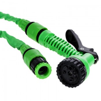 VODOOL 25/50/75/100/120/150FT Car Cleaning Washer Spray Water Gun Expandable Flexible Water Hoses Pipe Garden Watering Sprayer