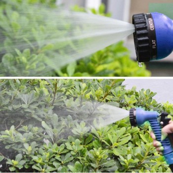 VODOOL 25/50/75/100/150/175/200FT Car Washing Cleaning Water Sprayer Kit Garden Flexible Telescopic Water Hose Pipe Watering Gun