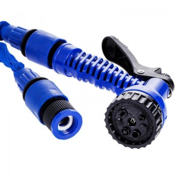 VODOOL 25/50/75/100/150/175/200FT Car Washing Cleaning Water Sprayer Kit Garden Flexible Telescopic Water Hose Pipe Watering Gun