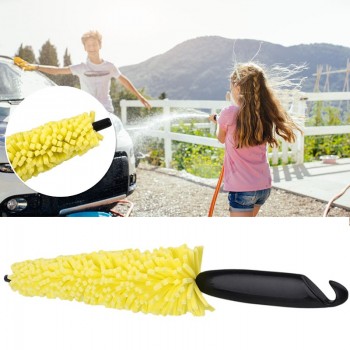 Practical Durable Multifunctional Handle Vehicle Cleaning Brush  Wheel Rims Tire  Washing Brush Car Wash Sponges Tools