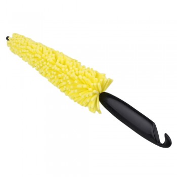 Practical Durable Multifunctional Handle Vehicle Cleaning Brush  Wheel Rims Tire  Washing Brush Car Wash Sponges Tools